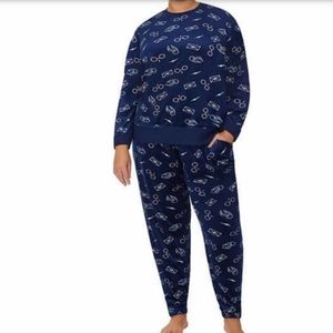 🌿 HP⚡silky stretch fleece 2pc pajamas